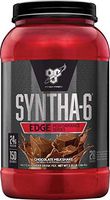BSN SYNTHA-6 Edge Protein Powder, with Hydrolyzed Whey, Micellar Casein, Milk Protein Isolate, Low Sugar, 24g Protein, Chocolate Milkshake, 28 Servings