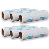 Gudessly Refillable Sticky Lint Pet Hand Roller Pet Hair Lint Removers Dust Brushes Refill Roller (6 Rolls of 90 Layers of Sticky Paper)