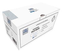 Blue Face Covers ASTM Level 1 Disposable 50pcs Ships from Within N. America