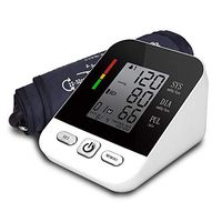 LTLGHY Upper Arm Blood Pressure Monitor for Home, Digital Automatic Measure Blood Pressure with Heart Rate Pulse Detection, Large LCD Screen Display 2 User Mode with 198 Memory Capacity