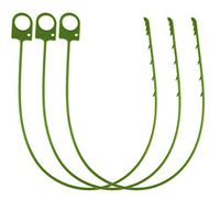 SDY 26-inch Snake Hair Drain Clog Remover Cleaning Tool, patented design easy pass through most drains to pull the clog out, 3 Pack, Eco Green