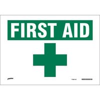 Brady SV721G, 48611 Prinzing Glow Sign First Aid W/Cro, (Pack of 12 pcs)