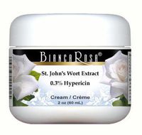 Extra Strength St. John's Wort (PE 0.3% Hypericin) Extract Cream (2 oz, ZIN: 514258) - 2 Pack