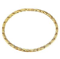 Gold Titanium Steel 44PCS POWER Magnets Therapy Chain Necklace for Pain Neck Arthritis Headaches Relief Men Women