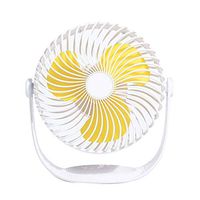 Mini Handheld Fan Personal Portable Desk Stroller Table Fan with Rechargeable Battery Operated Cooling Folding Electric Fan USB Charging Fan for Office Room Outdoor Household Traveling Stripes (White)