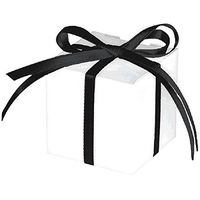 amscan Classic Birthday Party Treat, 2-1/2", White