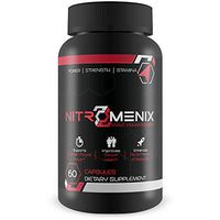 NitroMenix- Nitric Oxide Booster- Supports Longer Staying Power- Improves Sexual Health-Enhance Performance and Recovery-60 Capsules