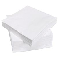 Meta-U Wholesale Paper Beverage Napkins Napkin, White Disposable Cocktail Napkins - 2 Ply (White, 800 Count)