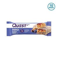 Quest Nutrition Hero Protein Bar, Blueberry Cobbler, 10 Count