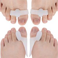 Big Toe Straightener for Bunion Pain Relief, Gel Bunion Corrector, Spreaders, Spacers, Alignment, Separators, Protectors for Hammer Toe Orthotics