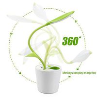 LED Night Light Pen Holder - Monkey Climbing Entertaint Platform for Little Baby Monkey Toy by Handyulong - Green