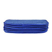 6 Pack Microfiber Mop Pads 10 Inches Blue