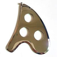gLoaSublim Gua Sha Scraping Massage Tool, Stainless Steel Gua Sha Plate Board Scraper Loose Muscle Body Massage Tools