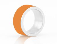 LYCOS Life NFC Smart Ring, Alpenglow Orange Size