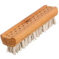 REDECKER Natural Lint Brush with Oiled Beechwood, 7-1/4 inches, Easy to Clean Rubber Bristles Effectively Attract and Trap Hair, Made in Germany