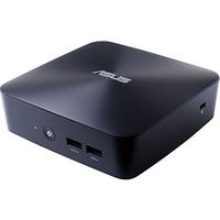 ASUS VivoMini UN65U Mini PC/HTPC, Intel Core i7-7500U Upto 3.5GHz, 16GB DDR4, 256GB SSD, 4K UHD Support, Card Reader, HDMI, Display Port, Dual-Monitor Capable, WiFi, Bluetooth, USB, Windows 10 Pro