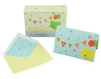 Baby Shower Thank You / Invitation Cards, Envelopes and Keepsake Box - Baby's Buddies, 10 Blank Inside Notecards w/ 11 Matching Envelopes. Baby Shower Thank You, Invitation, Stationery Note Cards