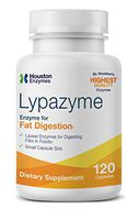 Houston Enzymes – Lypazyme – 120 Capsules – Professionally Formulated with 3 Different Lipase Enzymes – Supports Complete Breakdown of Triglyceride Fats – Excellent for High-Fat Diets
