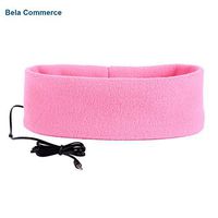 Anti-Noise Sleeping Earphones Bundle, Music Headband Sleep Mobile Headphone for iPhone and Android (Pink)