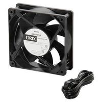 ORIX Single-Phase 100~240 VAC Axial Cooling Fan - 4.72 in. (W) X 4.72 in. (H) [120 mm (W) X 120 mm (H)]
