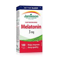 Melatonin Fast Dissolving 3mg 100 Sublingual Tablets by Jamieson