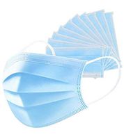 20pcs Disposable Face Masks, 3-Ply Face Masks Protective for Smoke, Dust, Pollen, etc,