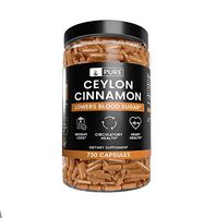 Ceylon Cinnamon, 5 Month Supply, 730 Capsules, No Fillers, Made in The USA, Lab-Tested, Gluten-Free, Non-GMO, 1925 mg of Antioxidant-Rich & Potent Ceylon Cinnamon with No Additives