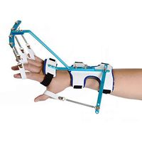 JJDD'G Hand Wrist Rehabilitation Training Finger Orthotics for Stroke Hemiplegia Patient Longing Exercise Repair, Finger Trainer Left & Right,Picturecolor