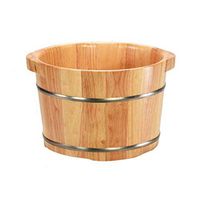 Footbath，Wooden Barrel, Foot Basin Wooden Bucket，Foot Spa Wooden Tub，Foot Tub for Soaking Feet，Thicken Wooden Tub，Wooden Wash Basin (Color : A)