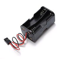 BephaMart Battery Box of Receiver Holder Case 4 AA RC Model 6v Servo Plug