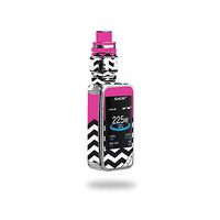 MightySkins Skin Compatible with SMOK X-Priv 225W - Hot Pink Chevron | Protective, Durable, and Unique Vinyl Decal wrap Cover | Easy to Apply, Remove, and Change Styles | Made in The USA