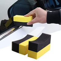 QJSDM Brush Cleaning Tools 10pcs Multi Function Anti Dead Angle Cleaning Sponge Car Auto Household Car Cleaning Sponge Multi Purpose Reusable