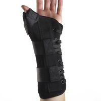 Corflex Suede Wrist LCR Splint w/Abducted Thumb 8" - Small Right