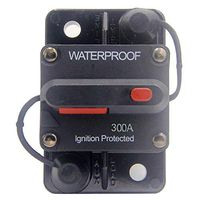 ANJOSHI 300 Amp Circuit Breaker 20A-300A with Manual Reset Waterproof Inline Fuse Inverter for Marine Trolling Motors Boat ATV Manual Power 12V-36VDC