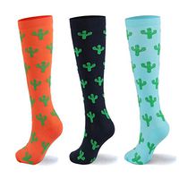 Gnpolo Graduated Compression Socks Men Women 3 Pairs Nurse Pregnancy Sport Medical Travel