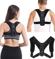 Posture Corrector for Men Women Back Support Brace Adjustable Back Straightener Under Clothes Splints Chest Supports Clavicle Improve Neck Shoulder Pain Relief Prevent Slouching Hunching Comfortable