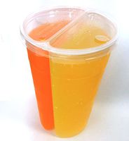 halfcups Plastic Disposable half Cups Coffee Tea Drink Cup with Flat Lids 500pcs for Beverage business (500)