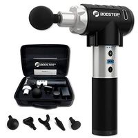 BOOSTER PRO 2 Percussion DEEP Tissue Massage Gun Latest Noise Reduction Technology, 9 SPEEDS, 5 Massage Heads Carrying CASE