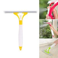 SUJING Spray Type Brushes Cleaning Multifunctional Cleaner Helper Car Window Wizard Washing Tool (Yellow)