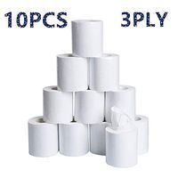 T-REASURE 3-PLY Standard Rolls, 10 Roll Pack Neutral White Toilet Paper Bathroom Tissue, 3 Ply Toilet Paper Tissue, 100% Recycled Fiber Bulk Toilet Paper