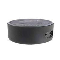 ZTY66 Silicone Protective Ultrathin Proof Sleeve Case Cover for Amazon Echo Dot 2nd (Black)