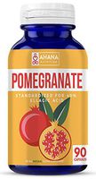 Ahana Nutrition Pomegranate Extract 250mg Capsules - Supports Cardiovascular Health, Aids The Prostate & Maintains Blood Pressure (100 Capsules)