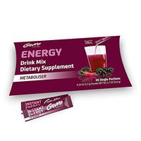 GoMo Energy® Sugar Free Fat Burner Energy Drink | L-Carnitine, Acai Powder, Green Tea Extract, Caffeine, Vitamin C & B Vitamins | Thermogenic Energy Powder Drink Mix | METABOLISER 30 Servings