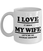 Hookah Smoking Gifts For Women - Ceramic Hookah Smoking Coffee/Tea Mug, Shisha Smoker Appreciation Gift For Enthusiast