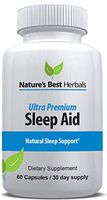Natural Sleep AID | Herbal Sleep Supplement Made with Valerian Root, Melatonin, Chamomile, Magnesium | Insomnia Relief | Adult Extra Strength Sleeping Pills | 2,000 mg, 60 Vegan Capsules