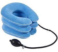 JBHURF Cervical Traction Instrument Inflatable Cervical Traction Device Crystal Velvet Neck Support Neck Correction Protection Home Neck can be Used to Relieve Neck/Shoulder Pain