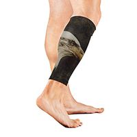 Calf Guard Sleeves Eagle Bird Animal Portrait Art Sports Calves Guards Sleeves for Running, Basketball, Baseball, Football