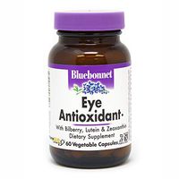 BlueBonnet Eye Antioxidant with Zeaxanthin Formula Vegetarian Capsules, 60 Count