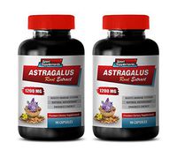 antioxidant Supplement for Women - Astragalus Root Extract - Premium Dietary Supplement - Stress Relief Vitamins - 2 Bottles 180 Capsules