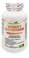 Women's Daily Multivitamin & Multimineral Supplement 60 Day Supply - Vitamins A B1 B2 B6 B12 С D3 E K Magnesium, Biotin, Zinc, Copper. Antioxidant for Heart & Immune Health 60 Tabs
